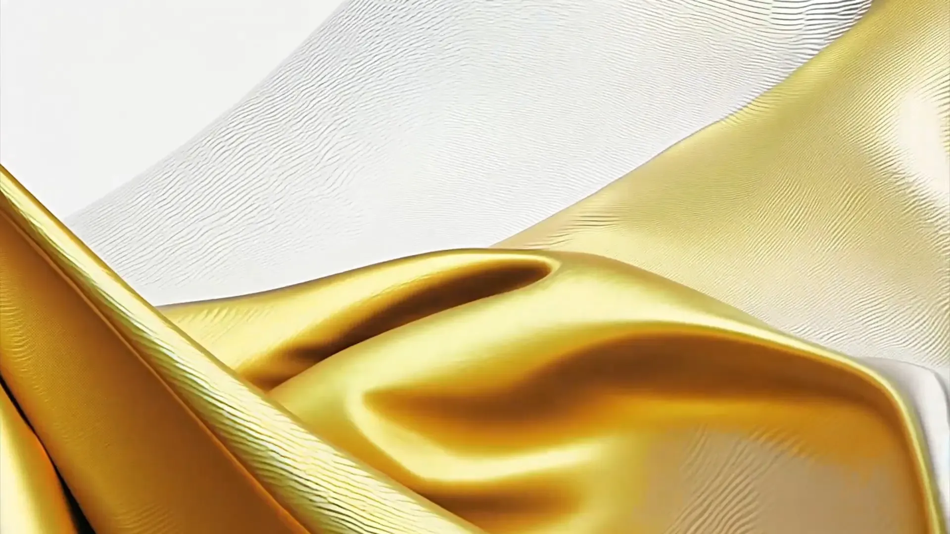 Luxurious Golden Satin Fabric Background for Elegant Promotions